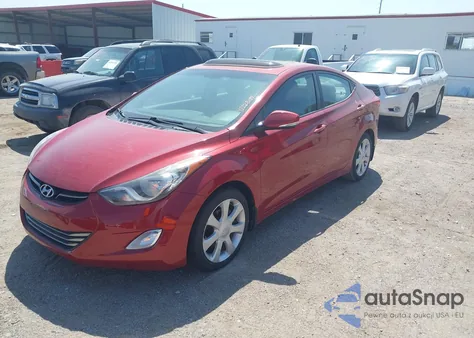 2012 Hyundai Elantra Limited (Ulsan Plant) из США, поврежденный, VIN KMHDH4AE8CU449009